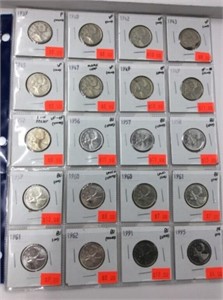 Lot Of 20 1939-1995 25 Cent Coins