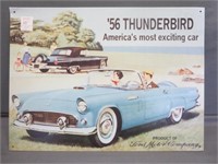 56 Thunderbird Metal Sign
