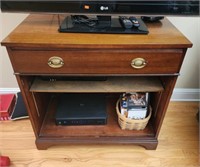 Large wooden entertainment center