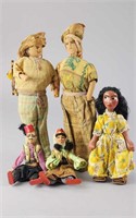 Vintage Collection of Souvenir Dolls