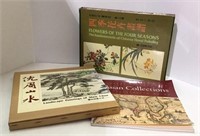 Book lot includes Flowers of the Four Seasons