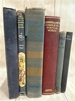 6 Vintage Books Some Loose Bindings & Pages