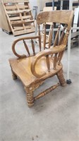 MCM Large/ Wide Captains Chair, Unusual