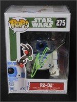 GEORGE LUCAS SIGNED R2-D2 FUNKO POP COA