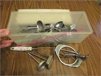 vintage flatware set (34pcs) - kitchen utensils