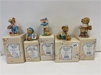 LOT OF 5 CHERISHED TEDDIES