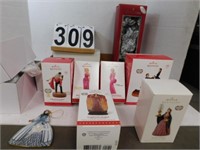 Flat of Hallmark Keepsake Ornaments w/