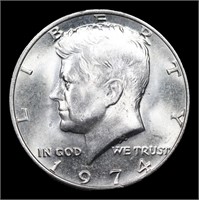 1974-p Kennedy Half Dollar 50c Grades GEM++ Unc