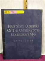 1999-2008 State Quaters Book & Some Quarters Lot