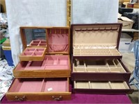 Two Vintage Jewelry Boxes Lot