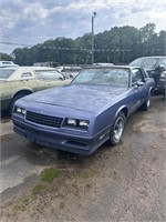 1984 CHEVROLET MONTE CARLO SS 2 DOOR BLUE CAR, 93K