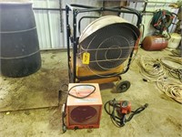 Infra-red oil heater, portable heater and heat gun