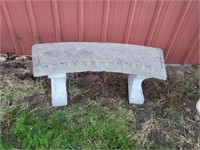Concrete garden bench #2
