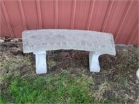Concrete garden bench #2