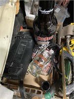 Harley Davidson bag and knickknacks