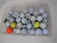 6-5qt Containers of used Golf Balls-Nike, Top