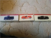 (3) Die-Cast Car Models- in Box