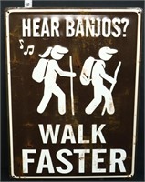 Metal Hear Banjos? sign