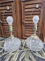 Vintage Crystal Lamps Tritschler Winterhalder