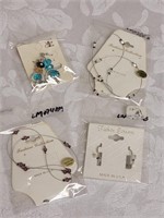 NEW JEWELRY 2 NECKLACES & 2 EARRINGS