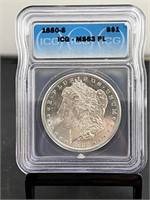 1880S Morgan Dollar ICG MS 63 PL