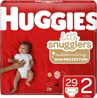 2 pk Huggies Little Snugglers  Size 2  29 Ct