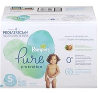 Pampers Pure Protection Size 5 Diapers, 72 CT Box
