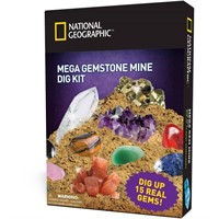 National Geographic Super Gemstone Dig Kit, 8+