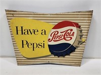 1950's SST Pepsi Double Flange Sign