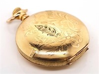 Elgin gold plated fob watch