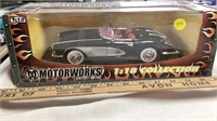 1958 corvette die cast metal scale 1/18