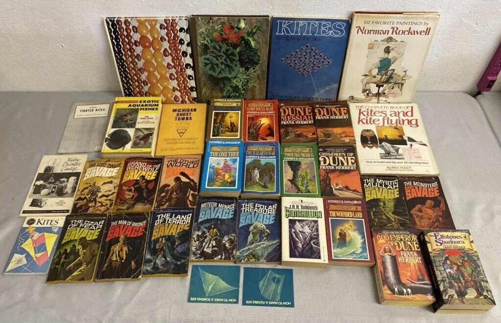 Vintage Book Collection Doc Savage & More