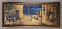 Spanish Framed Giclee on Canvas by Didier Lourenco