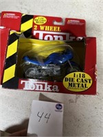 Tonka 2 Wheel die cast bikes vintage