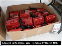 LOT, (24) ASSORTED MILWAUKEE 12/18V BATTERY