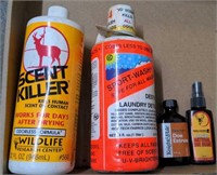Flat w/ scent killer detergent and Doe Estrus