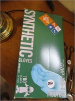 2 BOXES OF SYNTHETIC GLOVES SZ. MED.