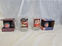 Chicago Cubs and Nascar Collectible Mugs