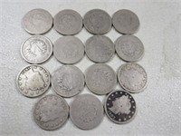 (15) 1903 Liberty V Nickels B
