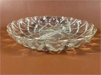 Small Glass Divied Serving Dish