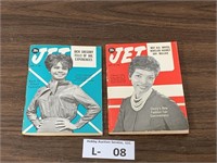 (2) Jet Magazine 1960s Pinups