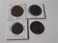 1850's Bank of Upper Canada Coin Lot