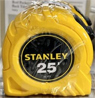 STANLEY TAPE MEASURES 2 PACK RETAIL $25