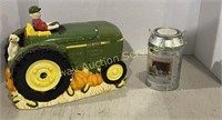 John Deere Cookie Jar, John Deere Tin Can