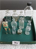 Lot of Small Older Apothecary Bottles- 13 Pieces