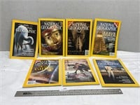 Qty=7National Geographic Magazines Egypt,