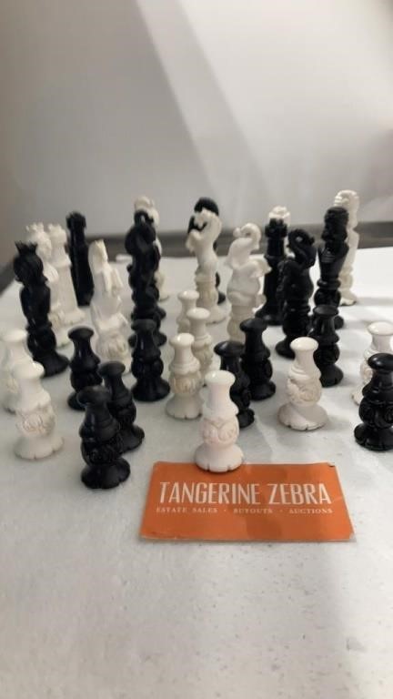 Turkish Meerschawn Chess Pieces