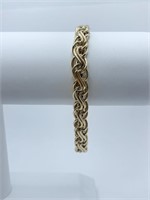 14K GOLD LINK CHAIN - WIRE WHEAT CHAIN - 7.31