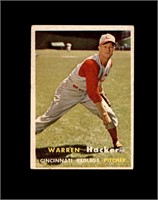 1957 Topps #370 Warren Hacker VG to VG-EX+