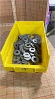 Plastic container large washers